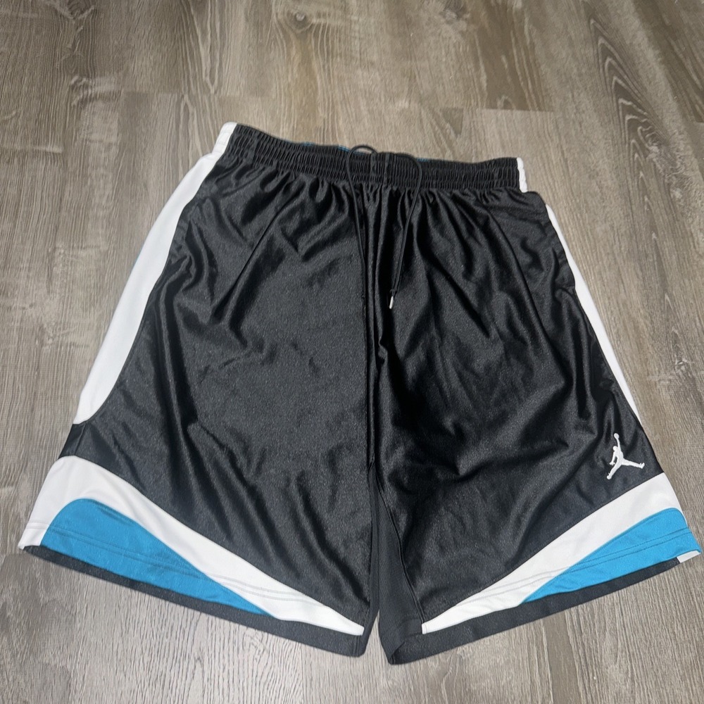 VTG Y2K Nike Air Jordan Dazzle Shorts Baggy Men 3XL Shiny Durasheen Jumpman EUC